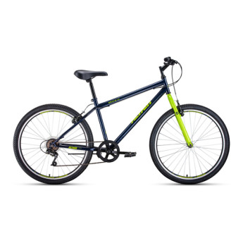 Велосипед Altair MTB HT 1.0 26" Темно-синий/Зеленый (2022) 17"