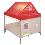 Манеж Happy Baby Alex Home с лампой 93х93х100 Beige