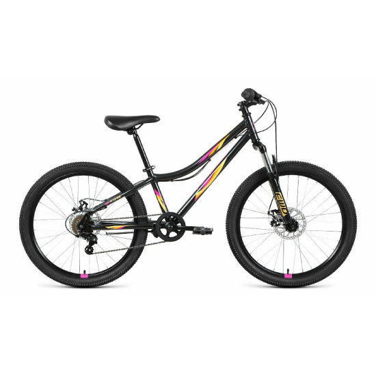Велосипед Forward Iris 2.0 24" Черный/Оранжевый (2021) 12"