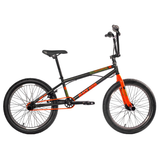 Велосипед Black Aqua Bmx Jump 2.0 matt 20" Хаки/Оранжевый (2021)