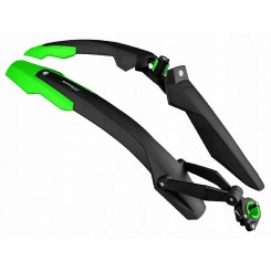 Крылья велосипедные Simpla ADHD для 27.5"-29", к-т, быстросъемные,черно - зеленый
