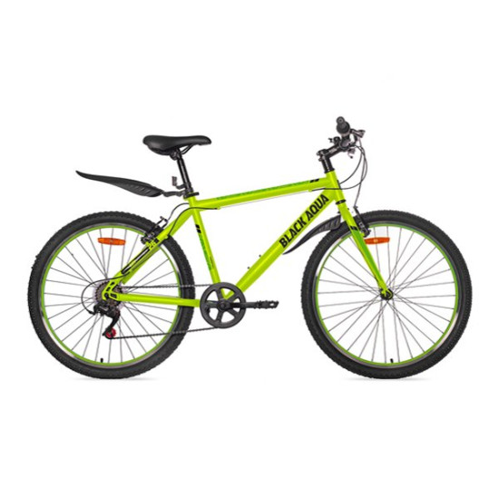 Велосипед Black Aqua City 1601 V 26" Лимонный (2021) 18"