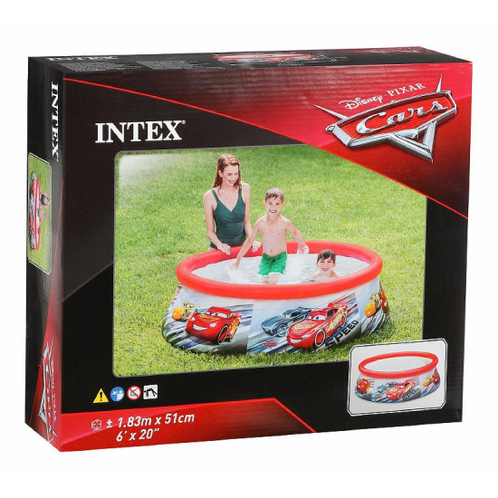 Бассейн Intex Тачки 183х51см 28103