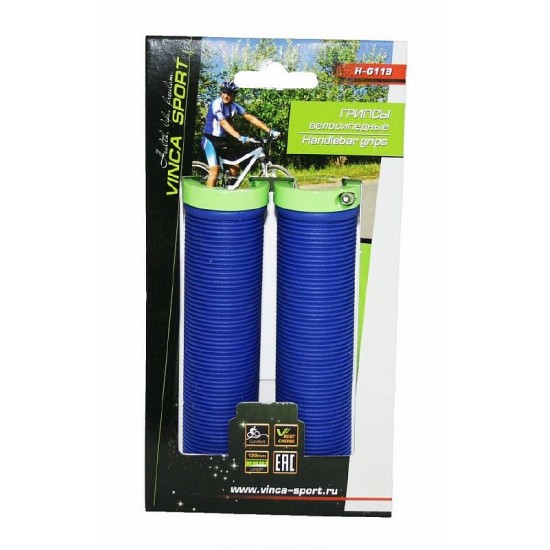 Ручки с зажимами Vinca Sport синий, зажим зеленый