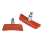 Тормозные колодки Kool-Stop Phat Padd BMX Красный
