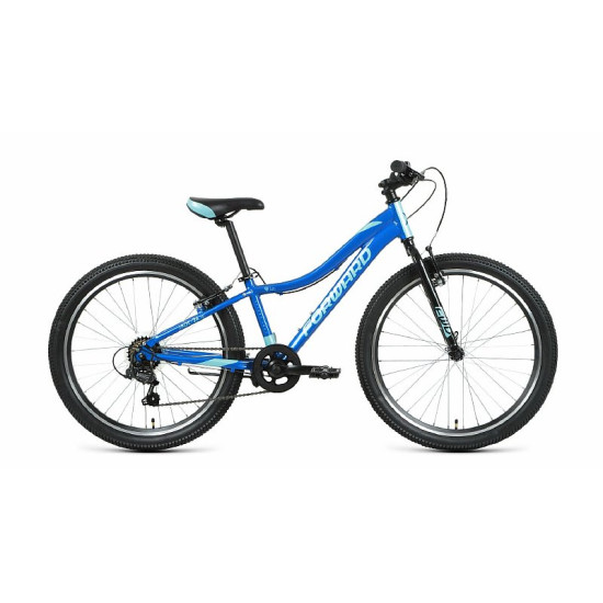 Велосипед Forward Jade 1.0 24" Синий/Бирюзовый (2021) 12"