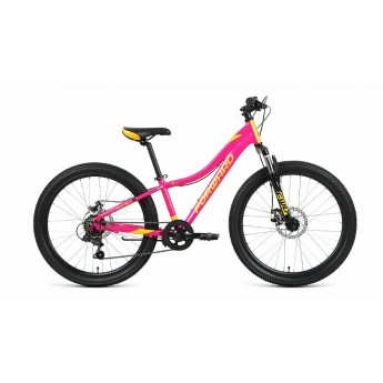 Велосипед Forward Jade 2.0 Disc 24" Розовый/Золотой (2021) 12"