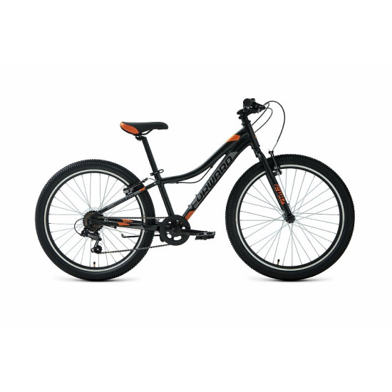 Велосипед Forward Twister 1.2 24" Черный/Оранжевый (2021) 12"