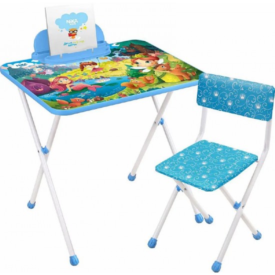 Комплект детской мебели рисунок с маленькими принцессами стол/стул мягкий
