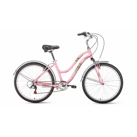 Велосипед Forward Evia Air 1.0 26" Розовый матовый (2019) 16"