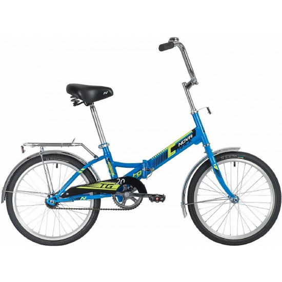 Велосипед складной Novatrack TG-20 20" Синий (2020)