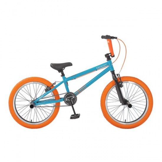 Велосипед TechTeam Bmx Goof 20" Бирюзовый/Оранжевый (2022)