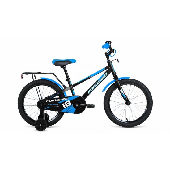 Велосипед Forward Meteor 18" Черный/синий (2021)