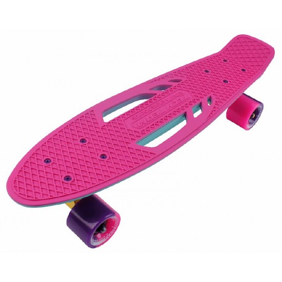 Скейтборд TechTeam Shark 22 + Сумка Pink/Sea Blue (2020)