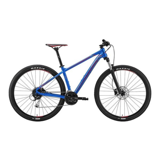 Велосипед Merida Big Seven 100 27,5" Glossy Blue/Red (2019) L