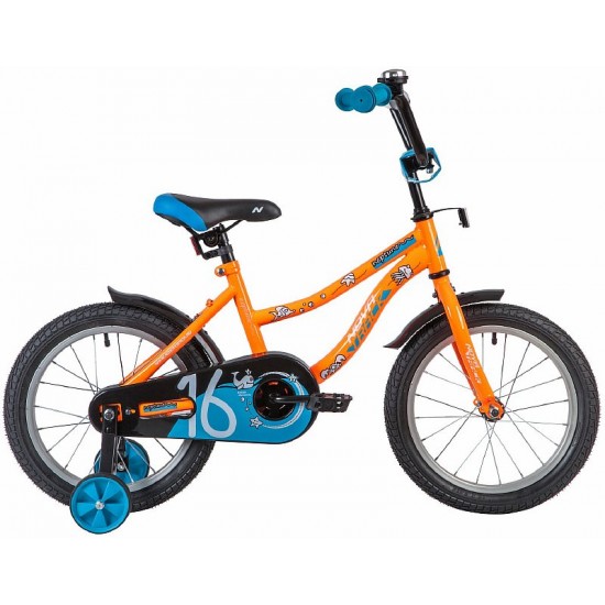 Велосипед Novatrack Neptun 16" Оранжевый (2020)