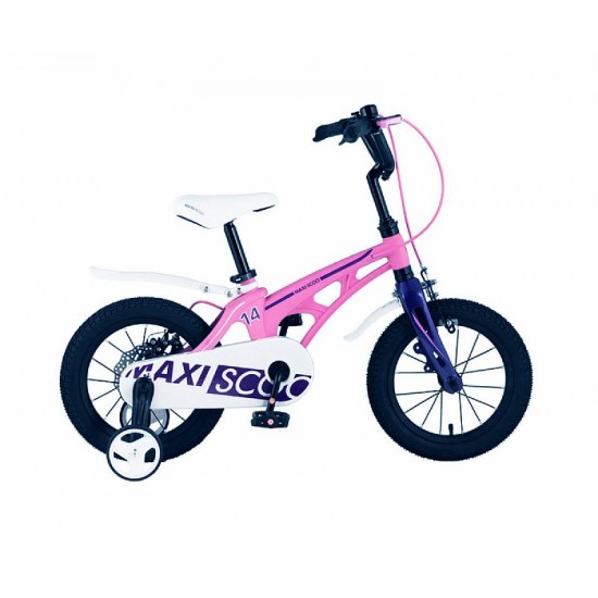 Велосипед Maxiscoo Сosmic Стандарт плюс 14" Розовый (2021)