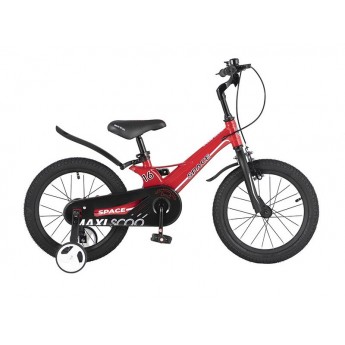Велосипед Maxiscoo Space Стандарт 16" Красный (2021)