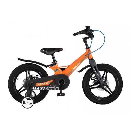 Велосипед Maxiscoo Space Делюкс 16" Оранжевый (2021)