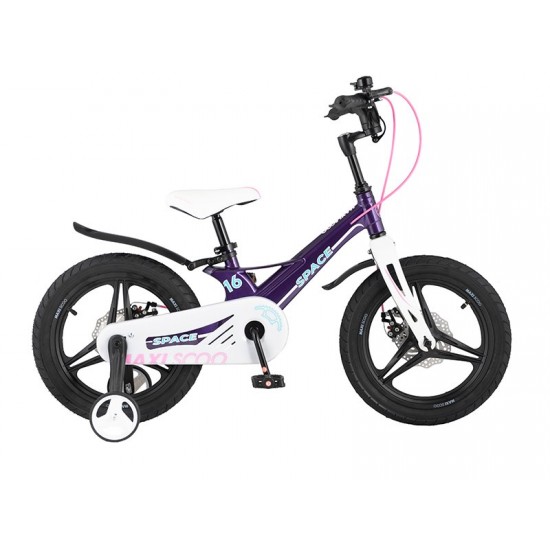 Велосипед Maxiscoo Space Делюкс 16" Фиолетовый (2021)
