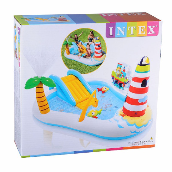 Надувной игровой центр Intex Рыбалка 218х188х99см 57162