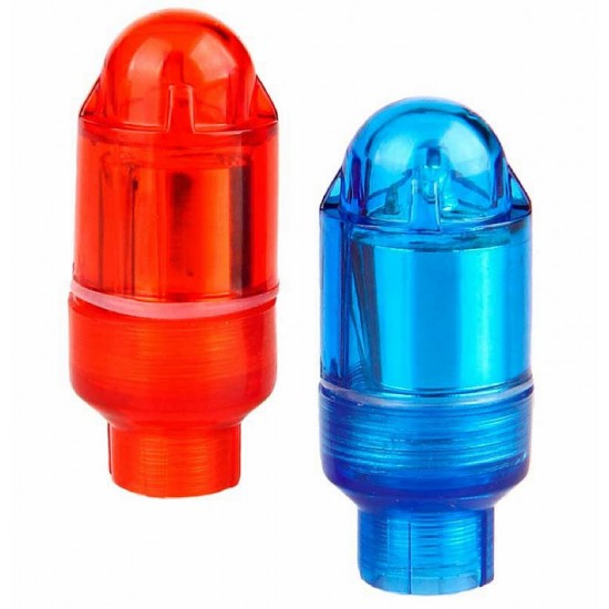 Фонари на ниппель JY-505A декоративные 2 штуки красный и синий