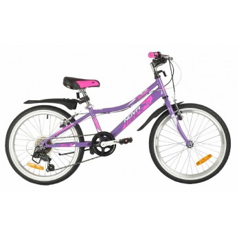 Велосипед Novatrack Alice 20" Фиолетовый (2021)