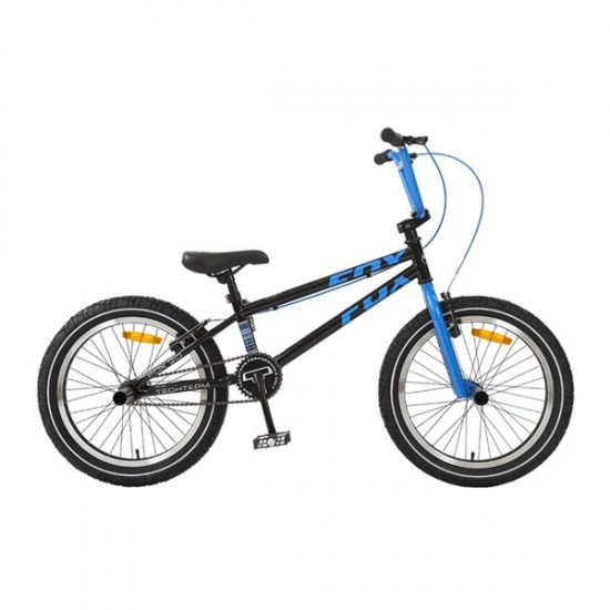 Велосипед TechTeam Bmx Fox 20" Черный/Синий (2021)