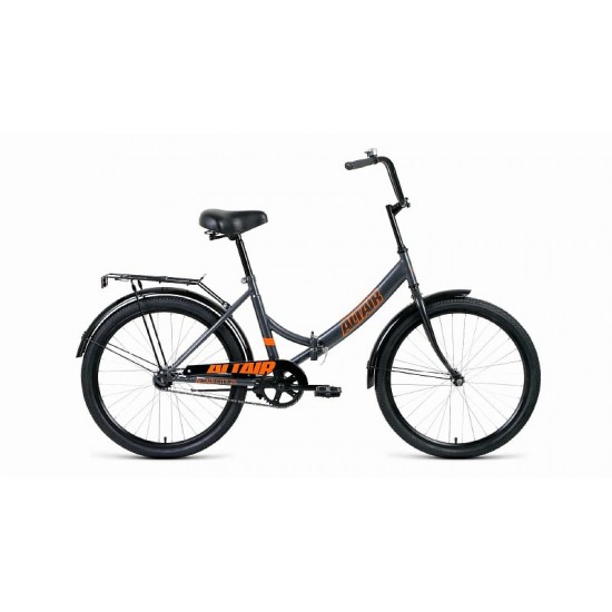 Велосипед складной Altair City 24 Темно-серый/Оранжевый (2022) 16"