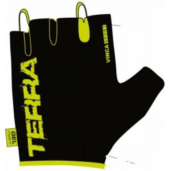 Перчатки Vinca Sport New Terra, черный/зеленый VG 837 XL