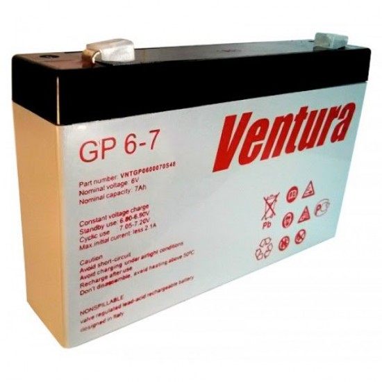 Аккумулятор Ventura 6V 7Ah