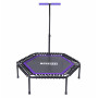 Батут BaseFit TR-401 101 см с держателем Фиолетовый