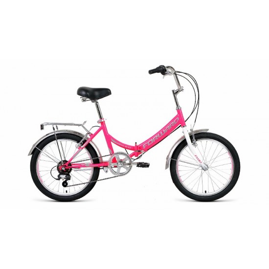 Велосипед складной Forward Arsenal 2.0 20" Розовый/Серый (2020) 14"