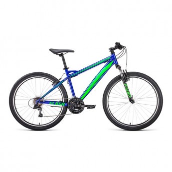 Велосипед Forward Flash 1.2 26" Синий/Ярко-зеленый (2021) 19"