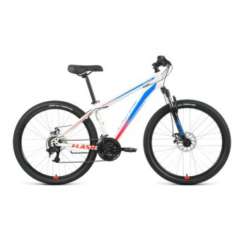 Велосипед Forward Flash 2.2 S 26" Белый/Голубой (2021) 19"