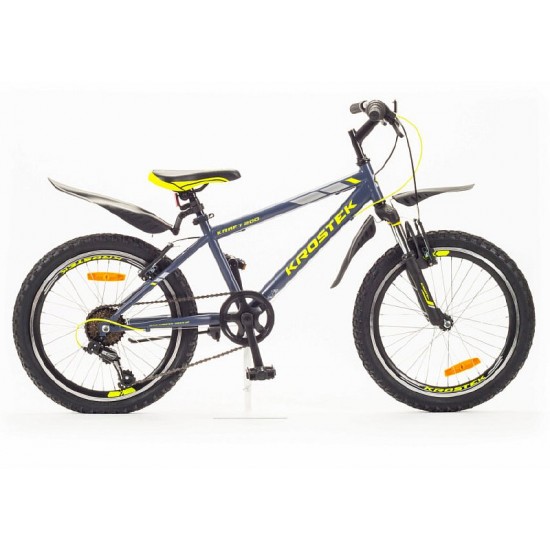 Велосипед Krostek Kraft 200 20" Серый (2020)