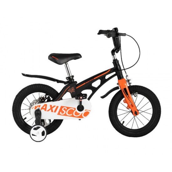 Велосипед Maxiscoo Сosmic Стандарт плюс 14" Черный матовый (2021)