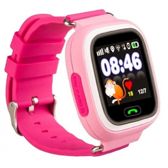 Часы Smart Baby Watch Q90 Розовый