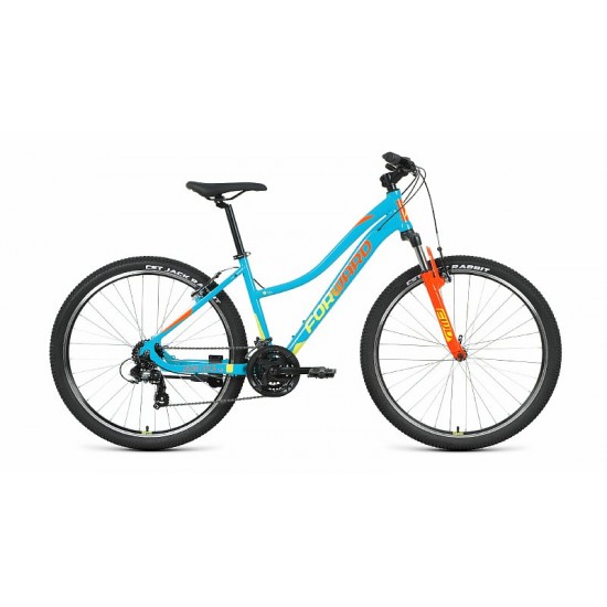 Велосипед Forward Jade 1.2 S 27,5" Бирюзовый/Желтый (2021) 16,5"