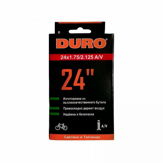 Велокамера Duro авто\н 24" 1.75/2.125