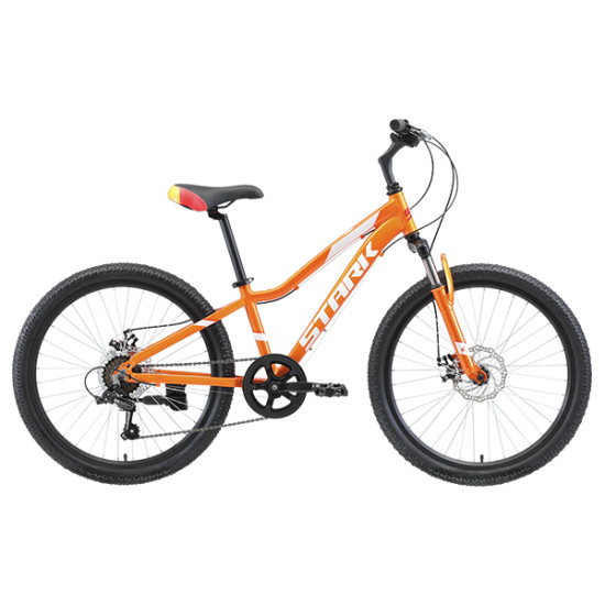 Велосипед Stark"21 Rocket 24.1 D Оранжевый/Белый/Красный (2021) 12"