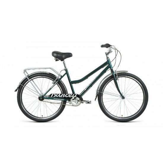 Велосипед Forward Barcelona 3.0 26" Зеленый/Серебристый (2021) 17"