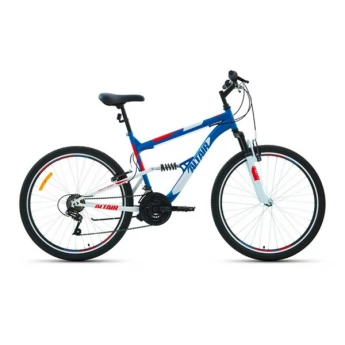 Велосипед Altair MTB FS 1.0 26" Синий/Красный (2021) 16"
